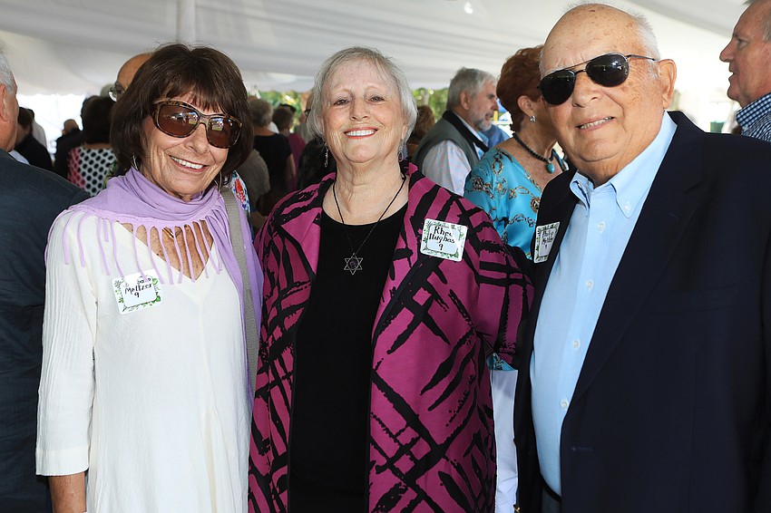 Barbara Meltzer with Rhea Hughes and Philip Meltzer