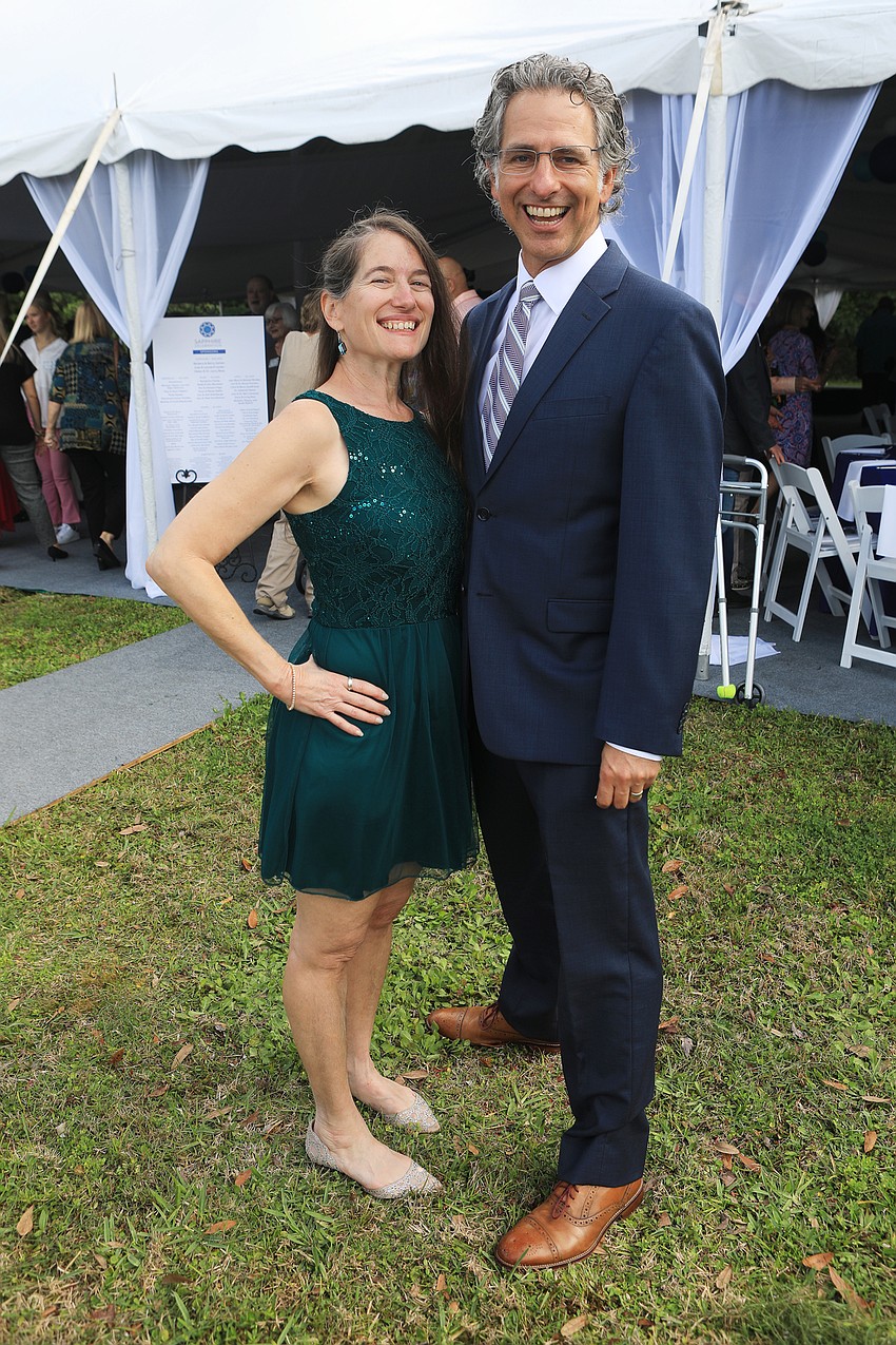 Honoree Rabbi Elaine Glickman with Rabbi Brenner Glickman