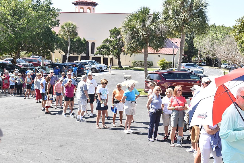 By 11:20 a.m. on March 4, there was a line of more than 50 people waiting to get in.