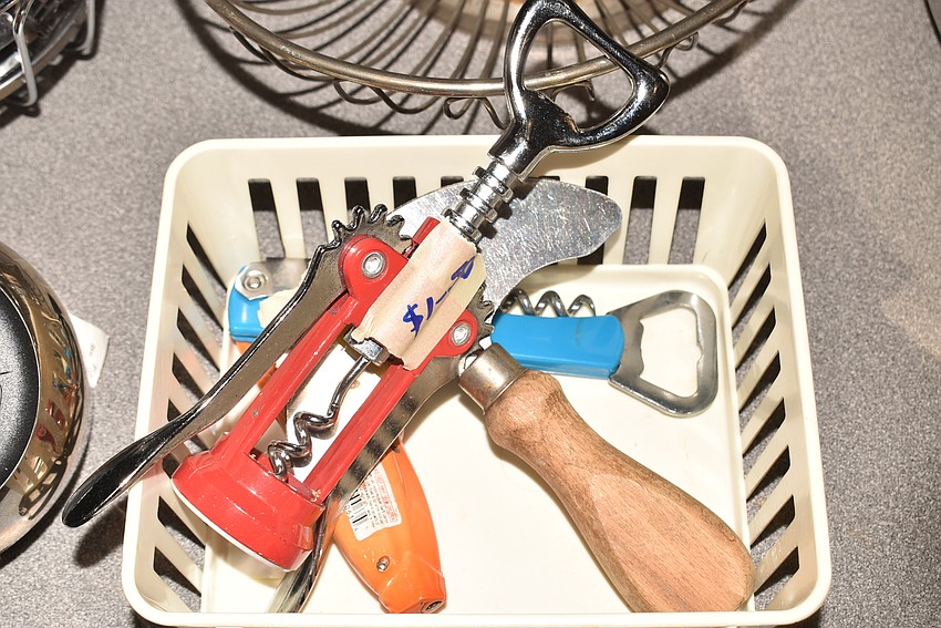 Corkscrews were some of the smallest items.