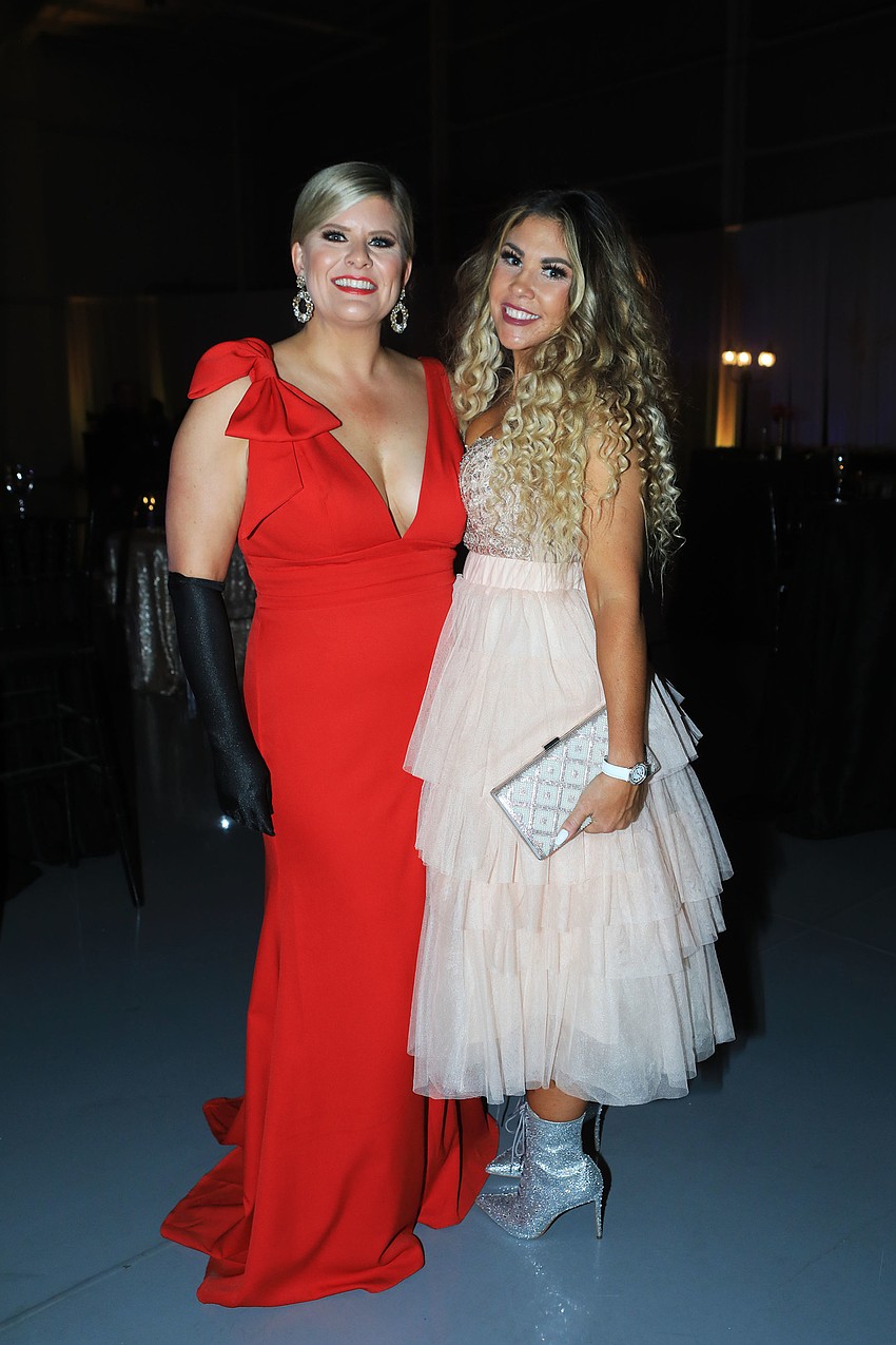 President Megan Micale with co-chairwoman Jennifer Matteo