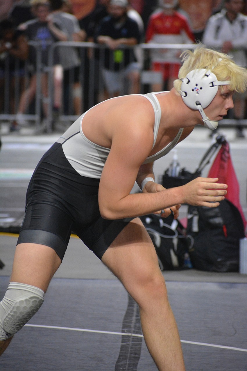 Lakewood Ranch senior Ranson Coons took third place in the Class 3A 182-pound division.