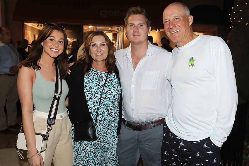 Abby Anderson with Lynette, Chase and Tim Drumhiller