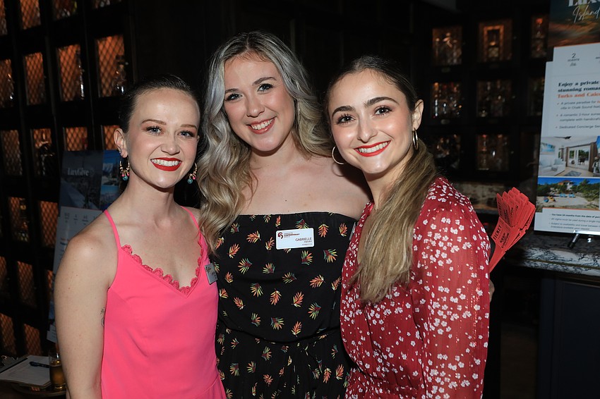 Samantha Miller, Gabrielle Henry and Jordan Leonard