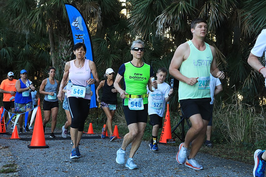 Racers pounded the pavement hard.