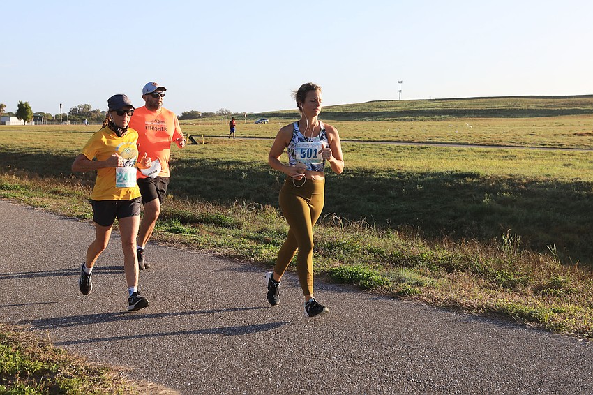 Racers pounded the pavement hard.