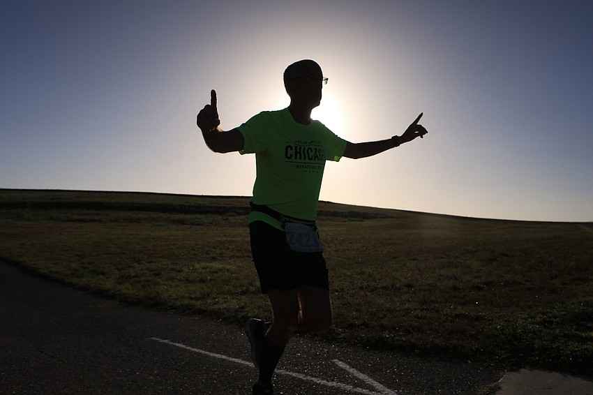 Racers pounded the pavement hard.