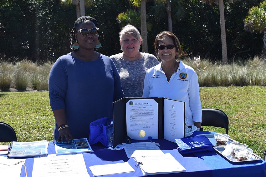 The Finance Department was represented by Ronica Jackson, Sandi Henley and Sue Smith.