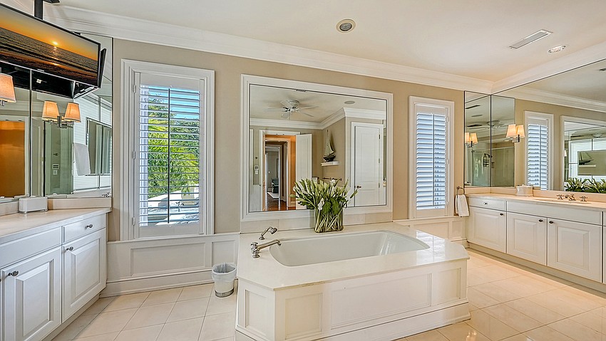 The master bath