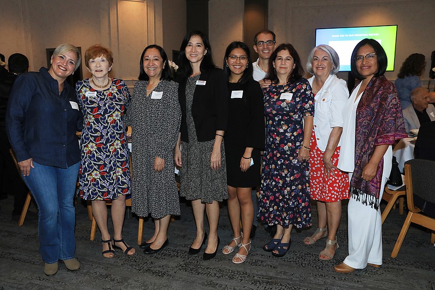 Evelyn Mata, Kathy Schersten, Luz Corcuera, Cintia Elenstar, Lucero Guzman, Doris Canon, Marnie Howell and Lisbeth Oscuvilca