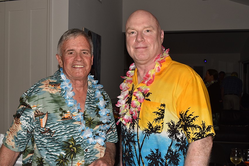 Peter Kennedy and Hal Craig came dressed for the occasion.