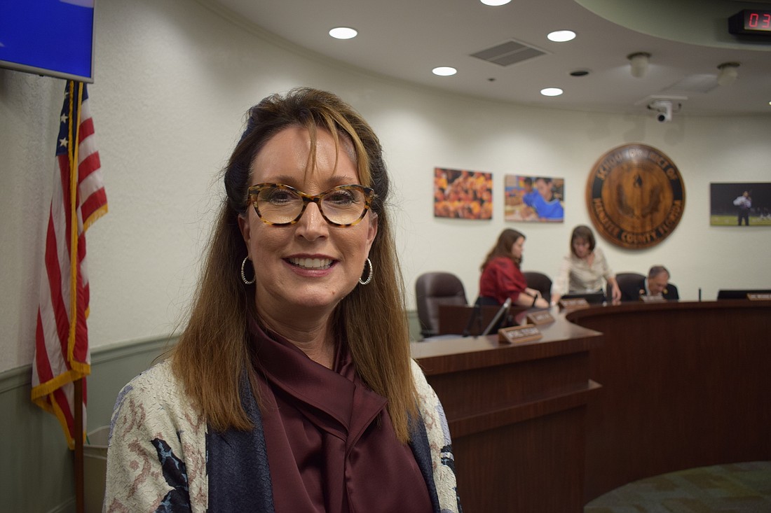 Cynthia Saunders, the superintendent of the School District of Manatee County, reaches a settlement agreement with the Education Practices Commission. File photo.