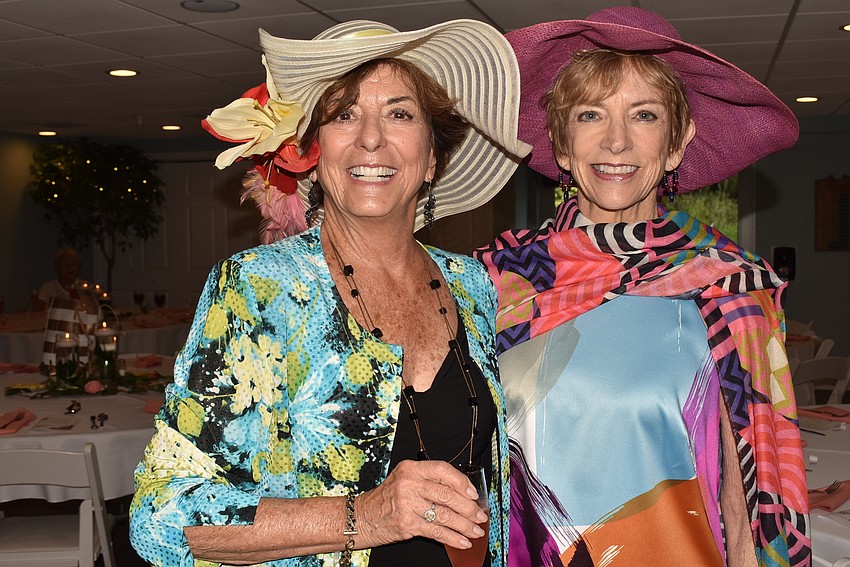 Lesley Rife chaired the event and got some decor help from sister Karen Snouffer.