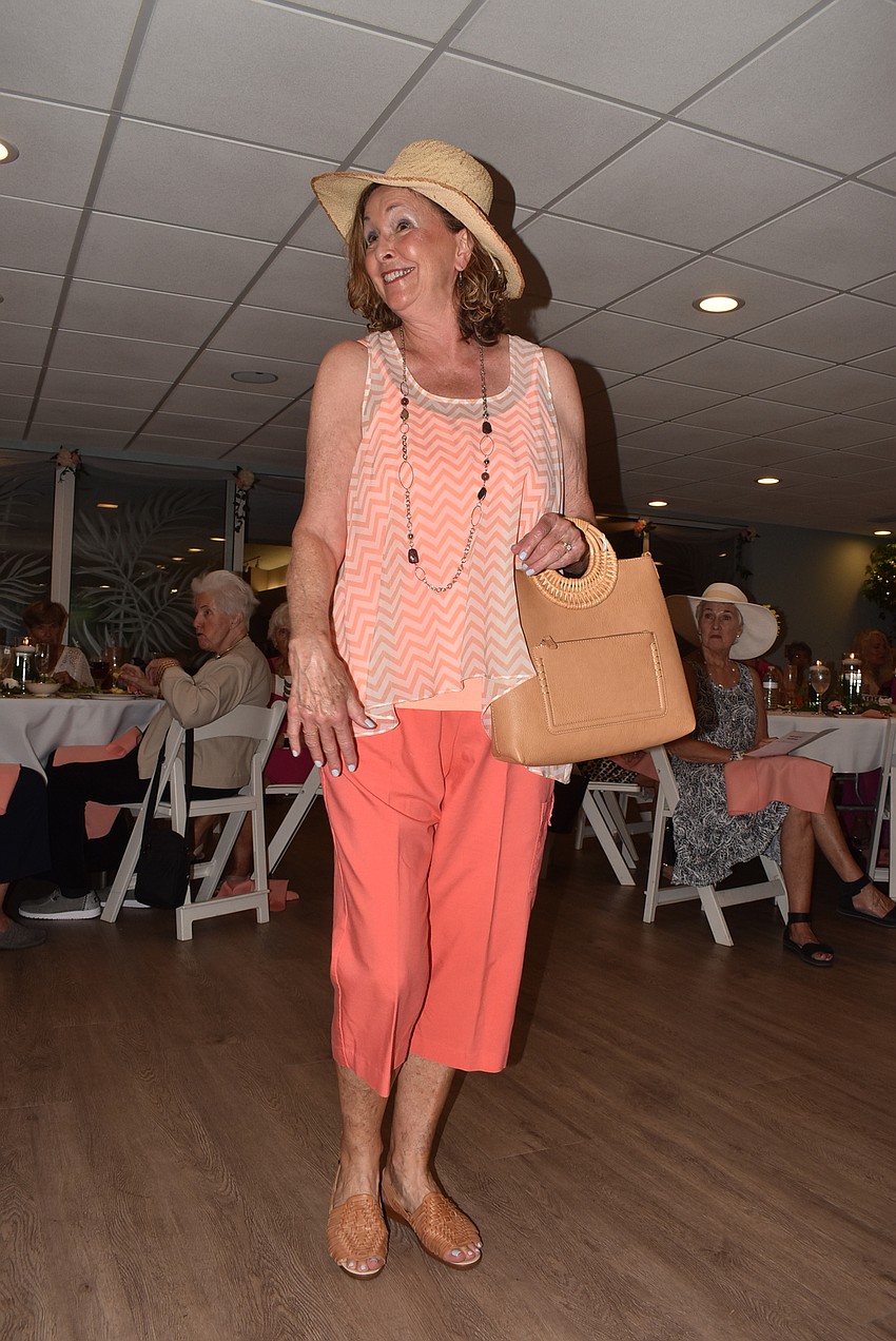 Judy Govalet shows off Alfred Dunner pants.