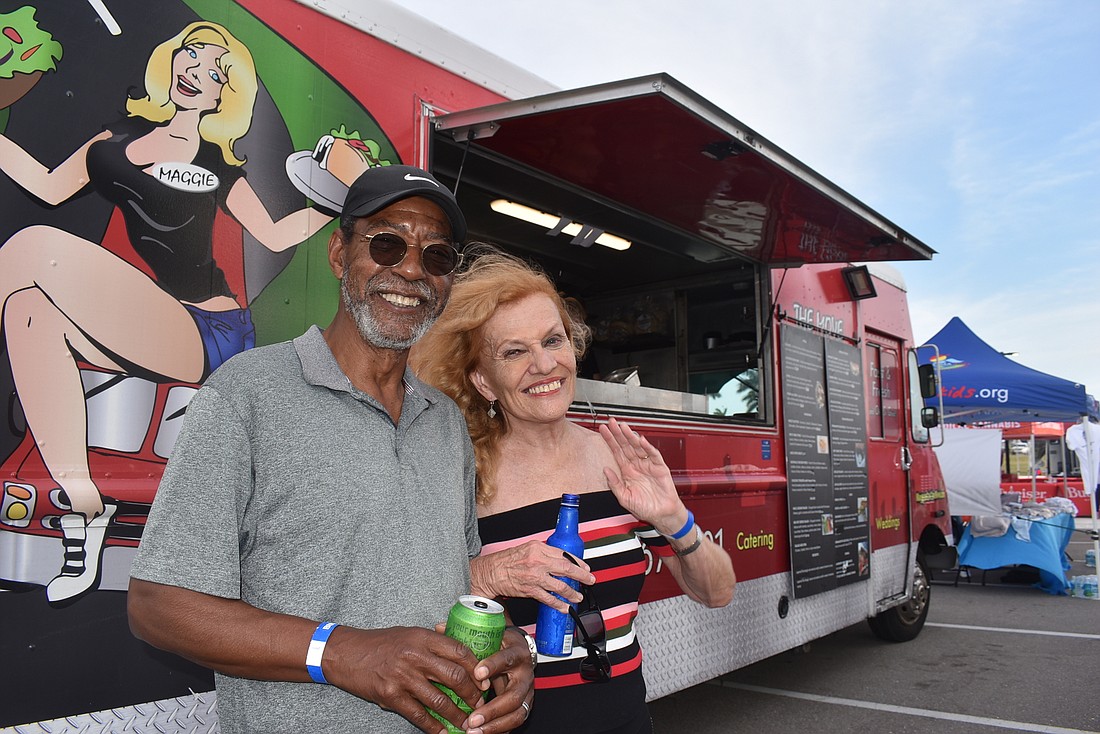 Country Club residents Bill Thornton and Brenda Kahn are music lovers who attended My Hometown Jam last year and enjoyed eating at the Maggie on the Move food truck. File photo.