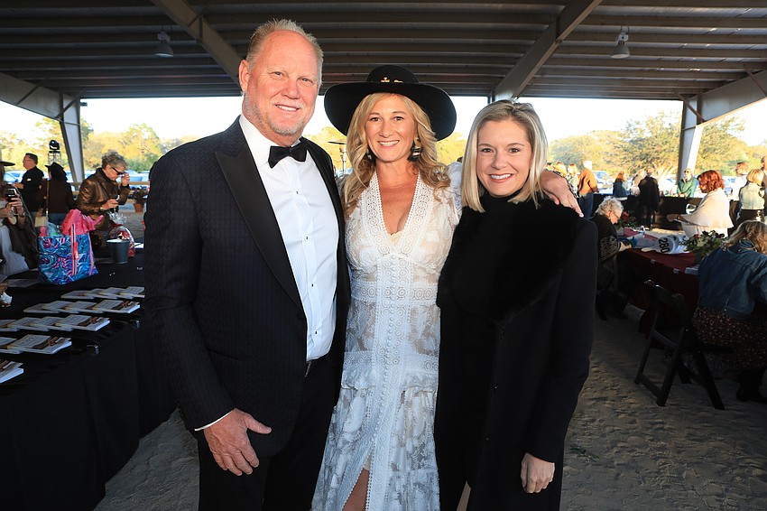 Don Patterson, Jennifer Groff and Carly Evans
