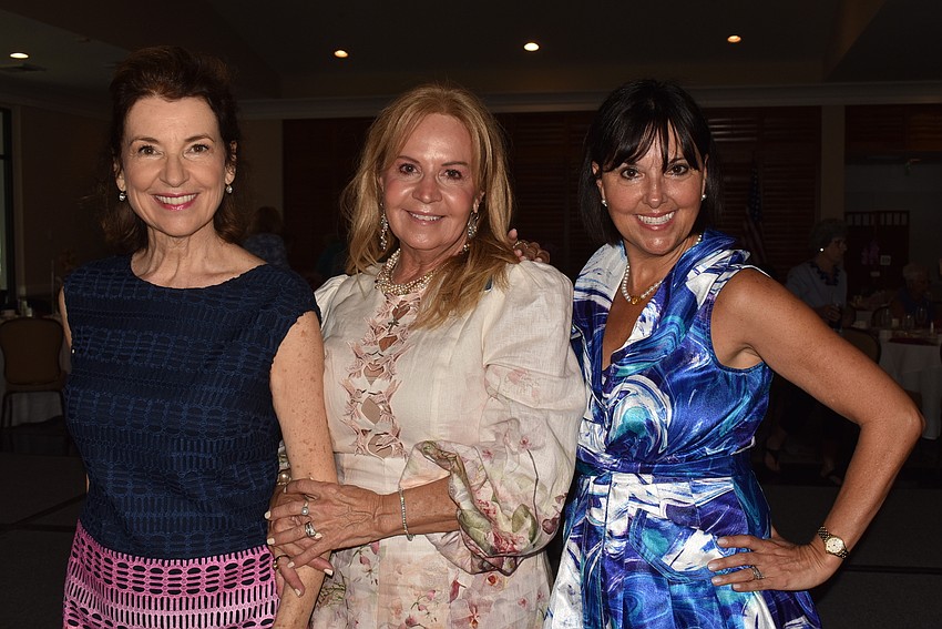 Chairs Elise Fortin, Kathy Callahan and Jenni Kopelman before the event.