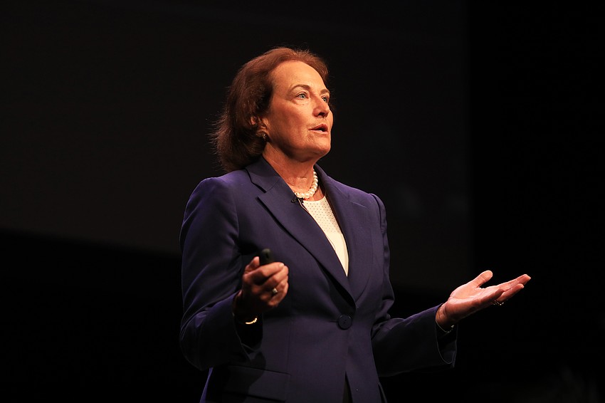 Karen Gordon Mills speaks to the importance of small businesses to the economy.