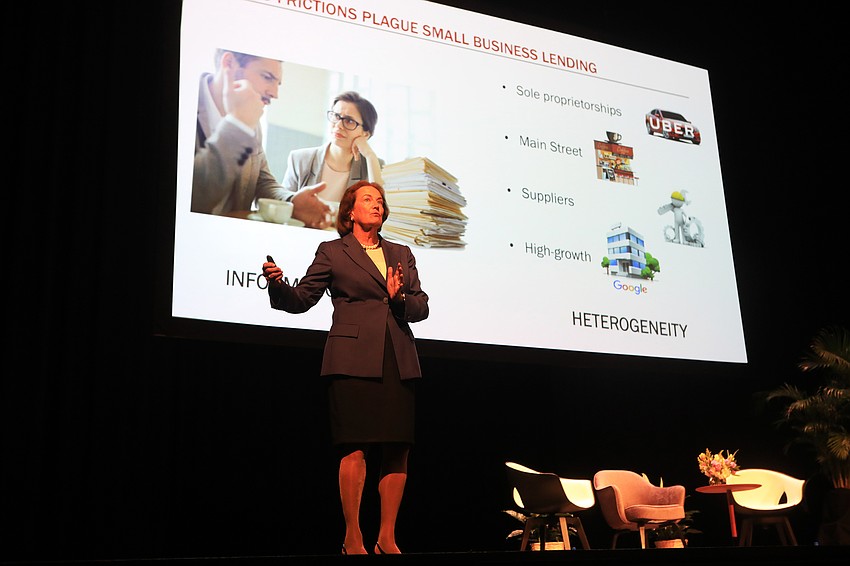 Karen Mills speaks about the problems she believes are affecting small businesses.