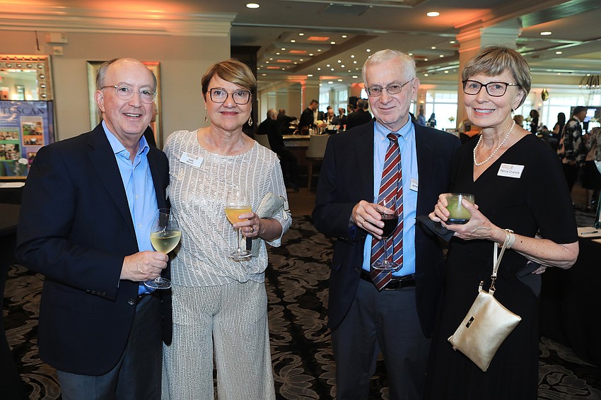 Ted and Judy Beilman with James and Patricia Chiarella