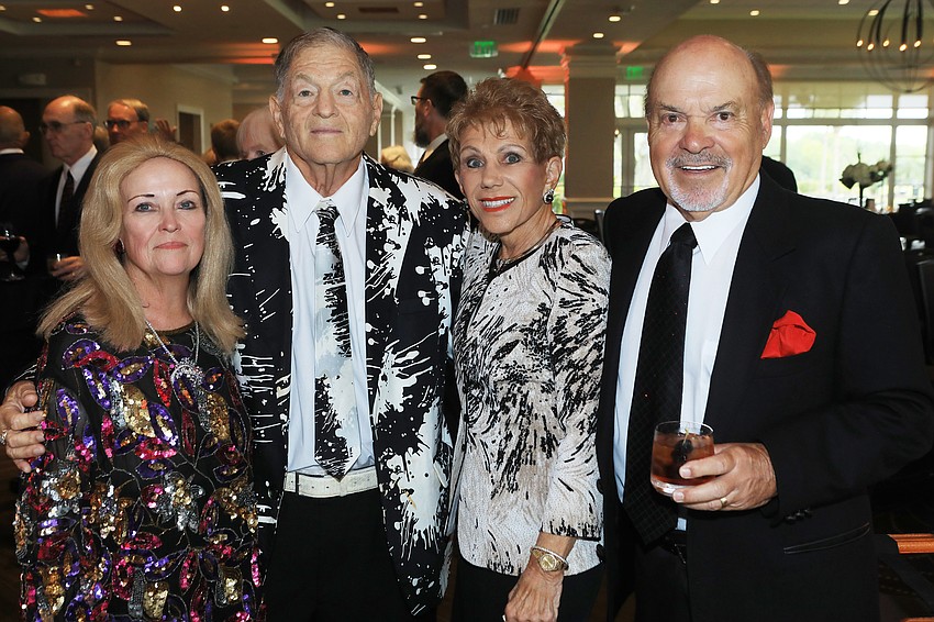 India and Bruce Lesser with Zoey and Jim Zakovec