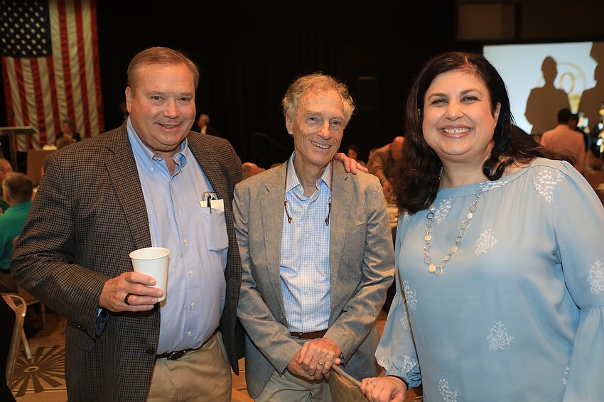 Mike Cuillen, Ron Floethe and Christine Robinson