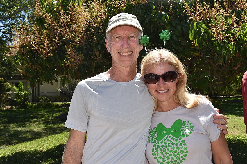 Gene and Joyce King watched the games unfold.