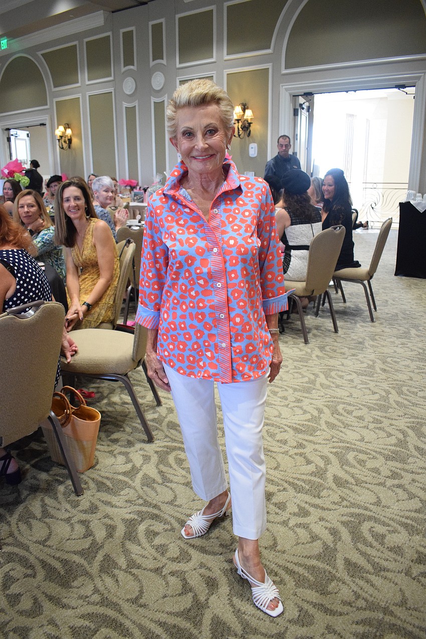 Lakewood Ranch's Mary Jo Hansen strikes a pose while modeling.
