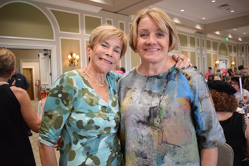 Lakewood Ranch Country Club's JoAnn Spiegel and Bernadette Meigenheimer like seeing what clothes are in style.