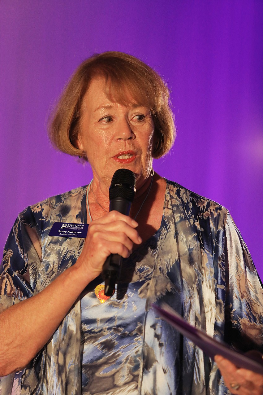 SPARCC Auxiliary president Sandy Fulkerson