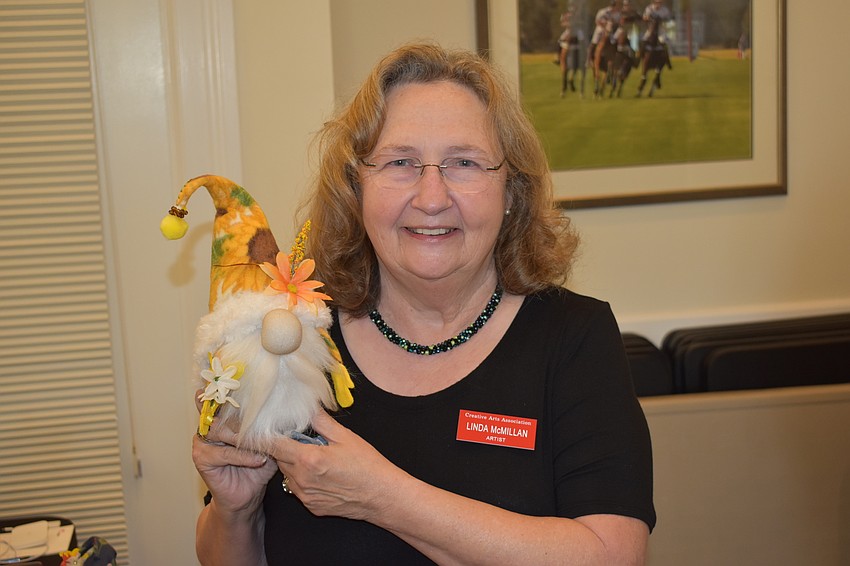 Lakewood Ranch's Linda McMillan is a hit with her gnomes.