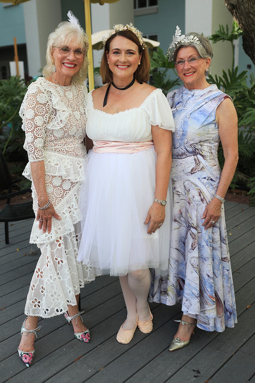 Co-chairwoman Susan Palmer, Stacey Corley and co-chairwoman Diane Roskamp