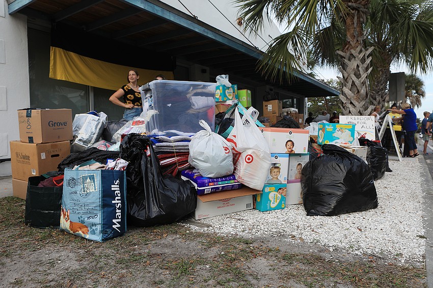 Visitors brought supplies and ways to help Ukrainians.
