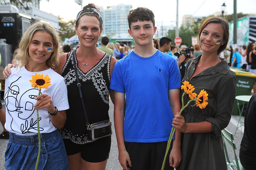 Kamila Khasanova, Waxela Sananda, Gabriel Morris and Josiah Sananda