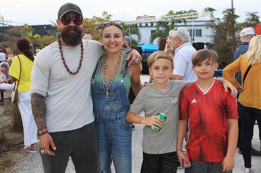 Dan, Nicole and Jackson Starostecki with Eli Galati