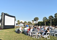 A record number of guests attend Longboat Key Garden Club's Dinner and a Movie.