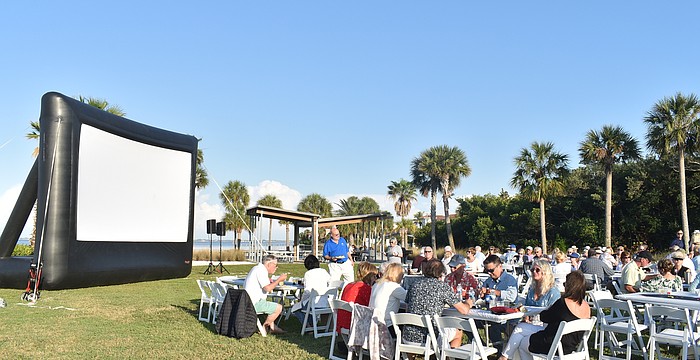 A record number of guests attend Longboat Key Garden Club's Dinner and a Movie.