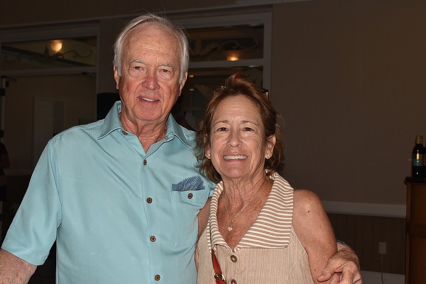 John and Geri Sullivan enjoyed making the rounds.