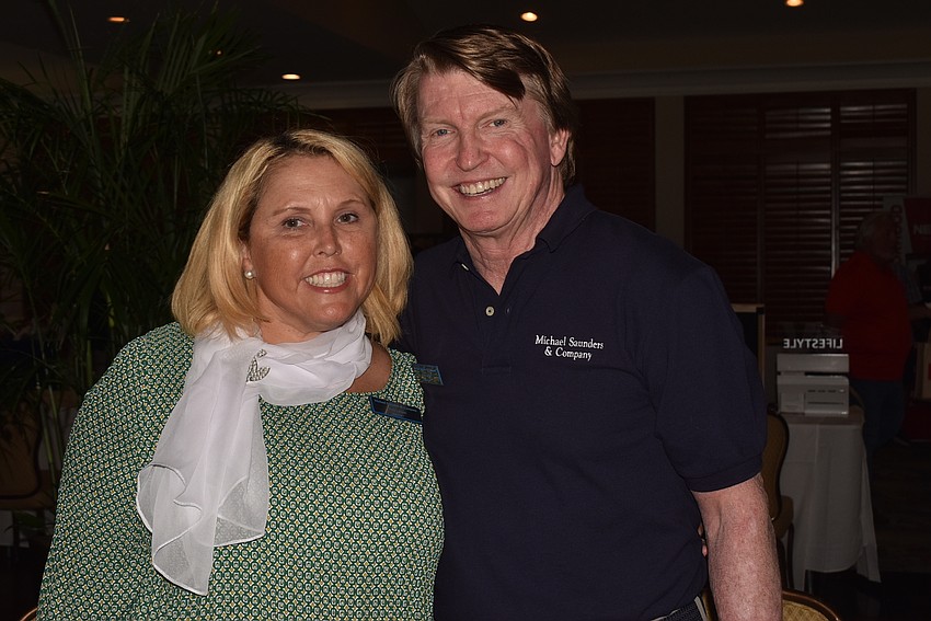 Tryla Larson and Earl Larson promoted Tryla's real estate business with Michael Saunders and Company.