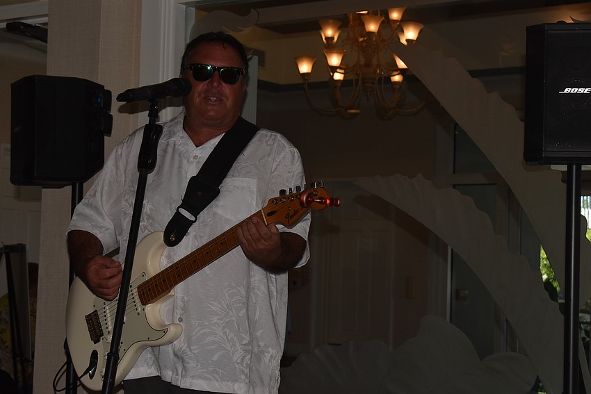 Mike Sales provided musical entertainment for the night.