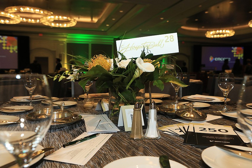 Hundreds of guests filled the Ritz-Carlton ballroom