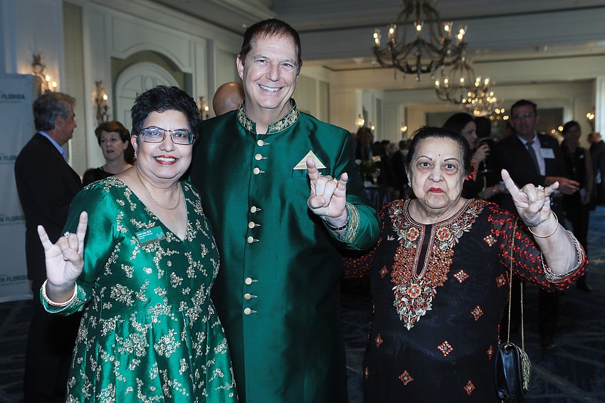 Dr. Anila Jain, Bill Mariotti and Dr. Mona Jain