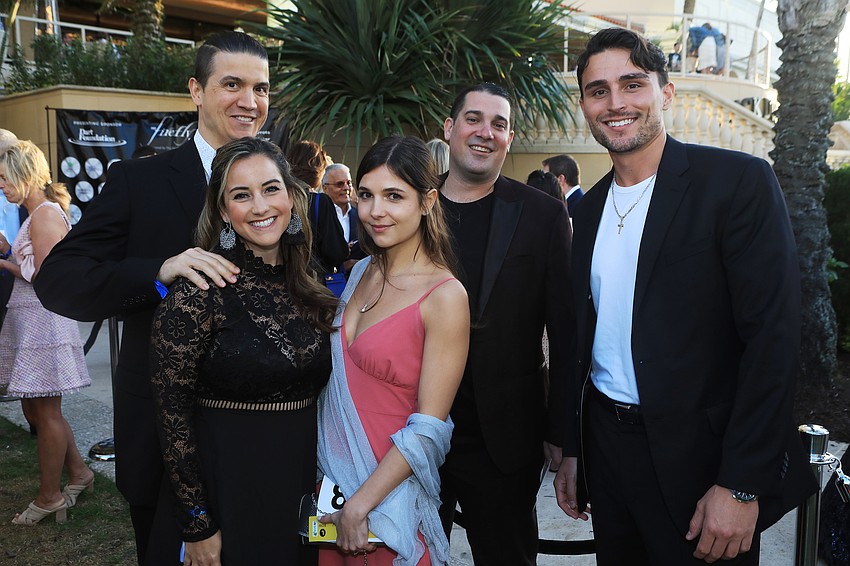 Jeff and Natalie Young with Liz Giuffre, Ryan Clarke, Kerrington Andres and Jennifer Mitchell