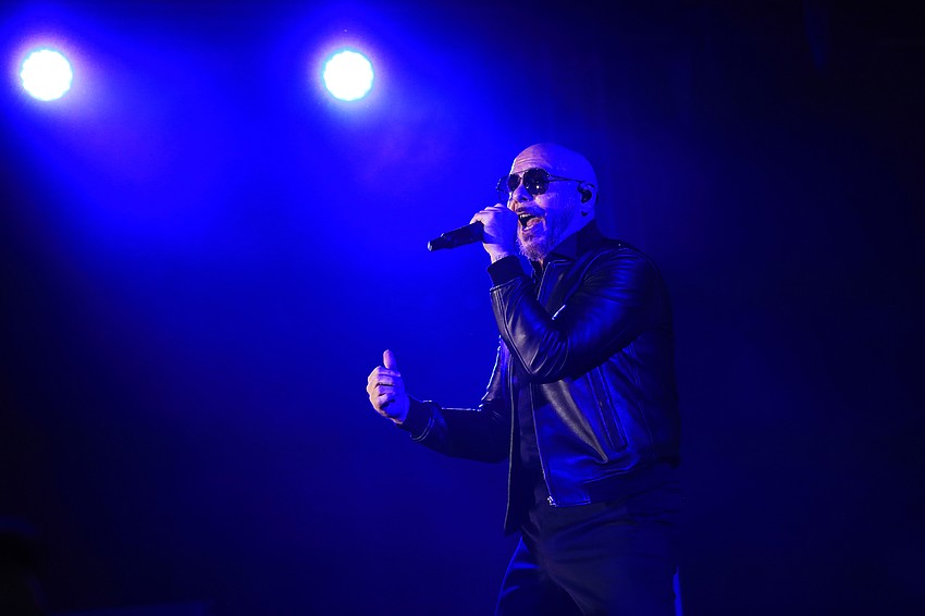 Pitbull —Mr. 305 himself — rocks the house.