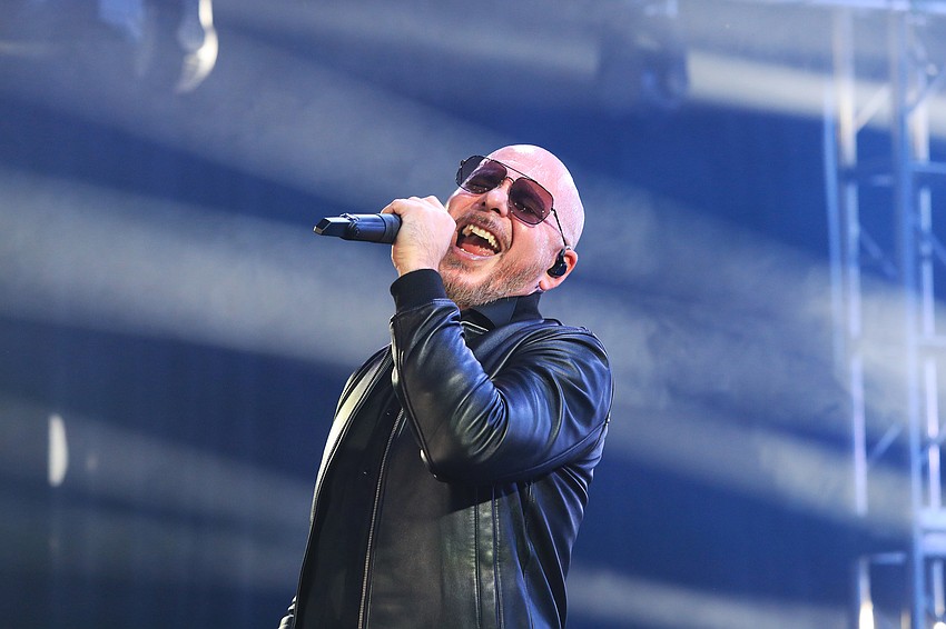 Pitbull —Mr. 305 himself — rocks the house.