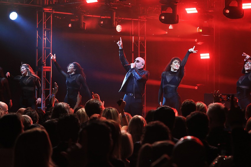 Pitbull —Mr. 305 himself — rocks the house.