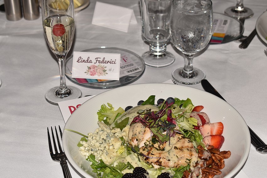 Attendees had a salad for lunch.