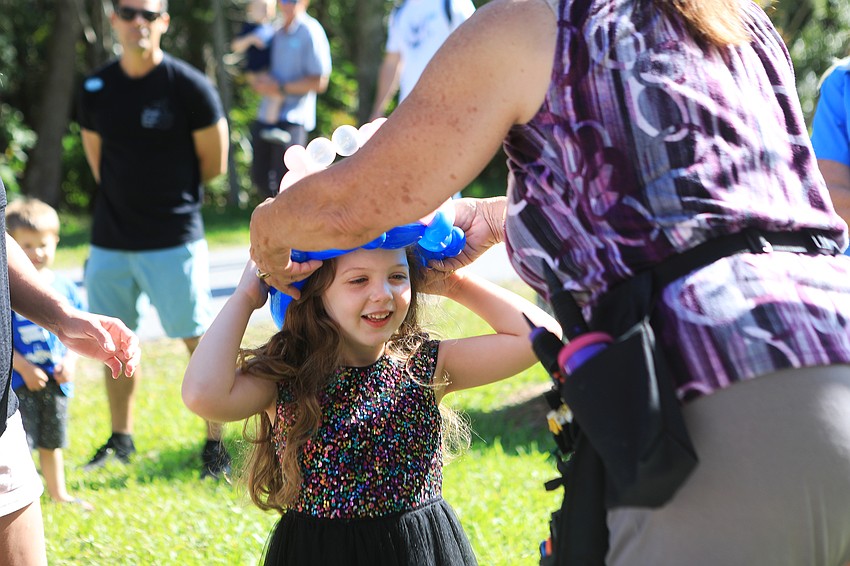 Elaine Miller receives her crown.