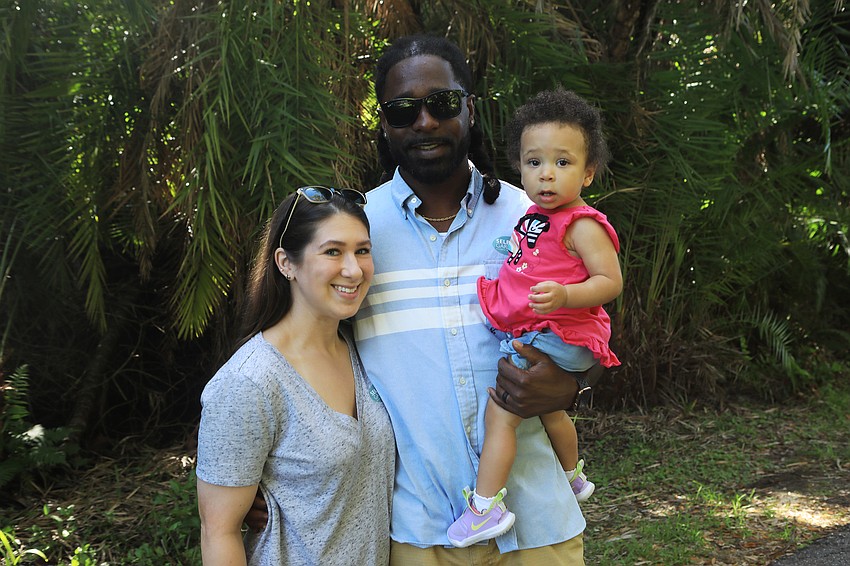 Rachel, Keron and Mila Gordon