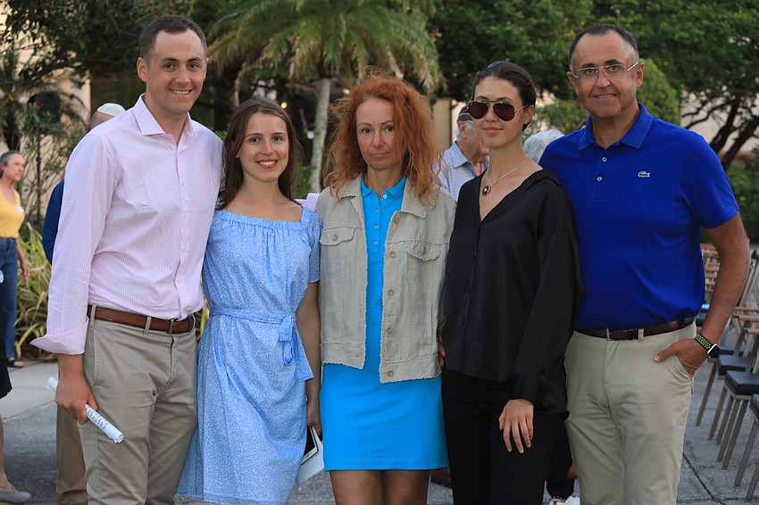 Marko Kozyk, Kateryna Strubchevska, Oleksandra, Lara and Oleksandr Kozik